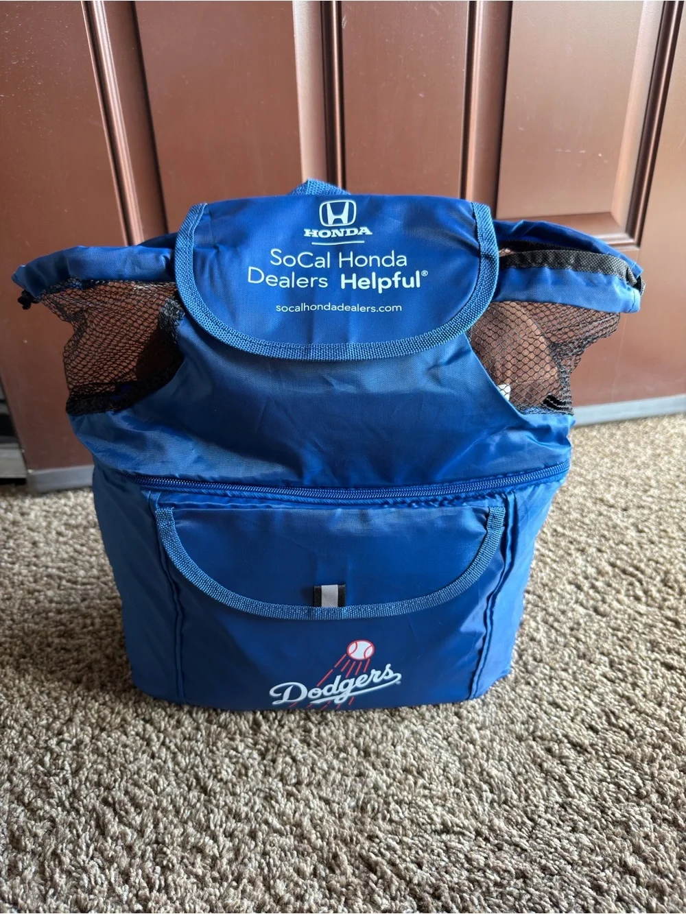 Los Angeles Dodgers Blue Cooler Bag (Stadium Giveaway)